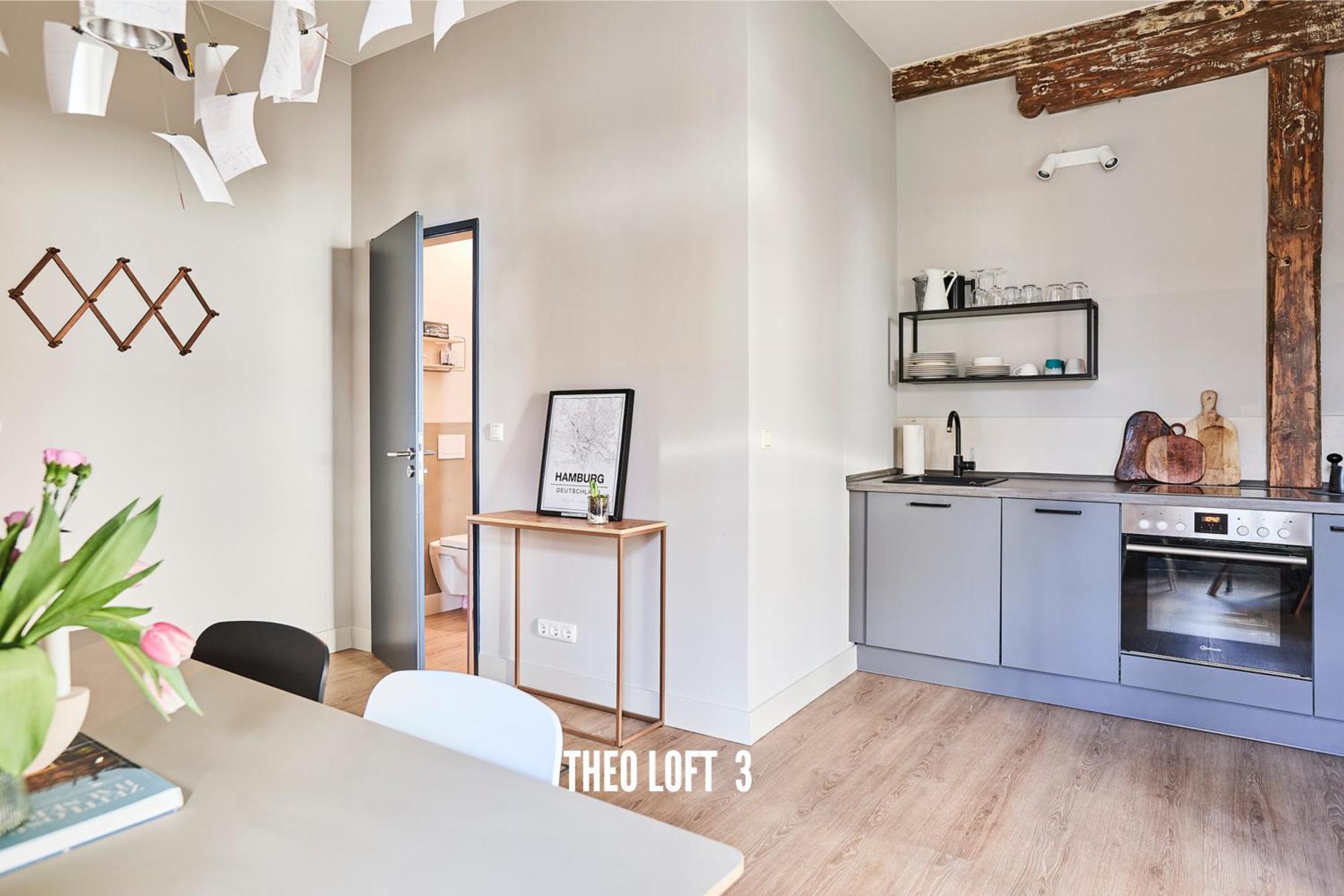 Appartement Theoloft à Hambourg Extérieur photo